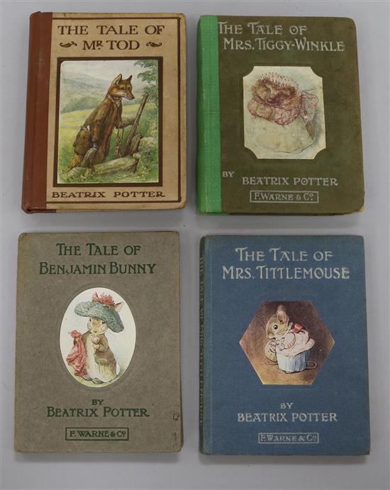 Potter, Beatrix - A collection of nineteen volumes, including early editions, (please see website for individual titles)